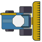 Behemoth XL, corn harvester in Loopy Farm