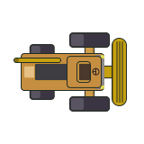 Pod Mate, soy harvester in Loopy Farm