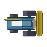 Bean-drifer S9, soy harvester in Loopy Farm