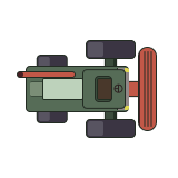 Bean-drifer S2, soy harvester in Loopy Farm