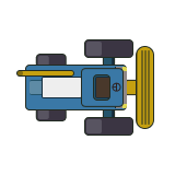 Bean-drifer S5, soy harvester in Loopy Farm