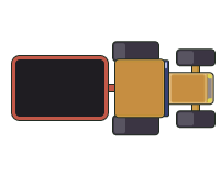 Wheatbus, trailer in Loopy Farm