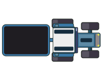 Fieldmonster S, trailer in Loopy Farm