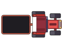 The Mothership, trailer in Loopy Farm
